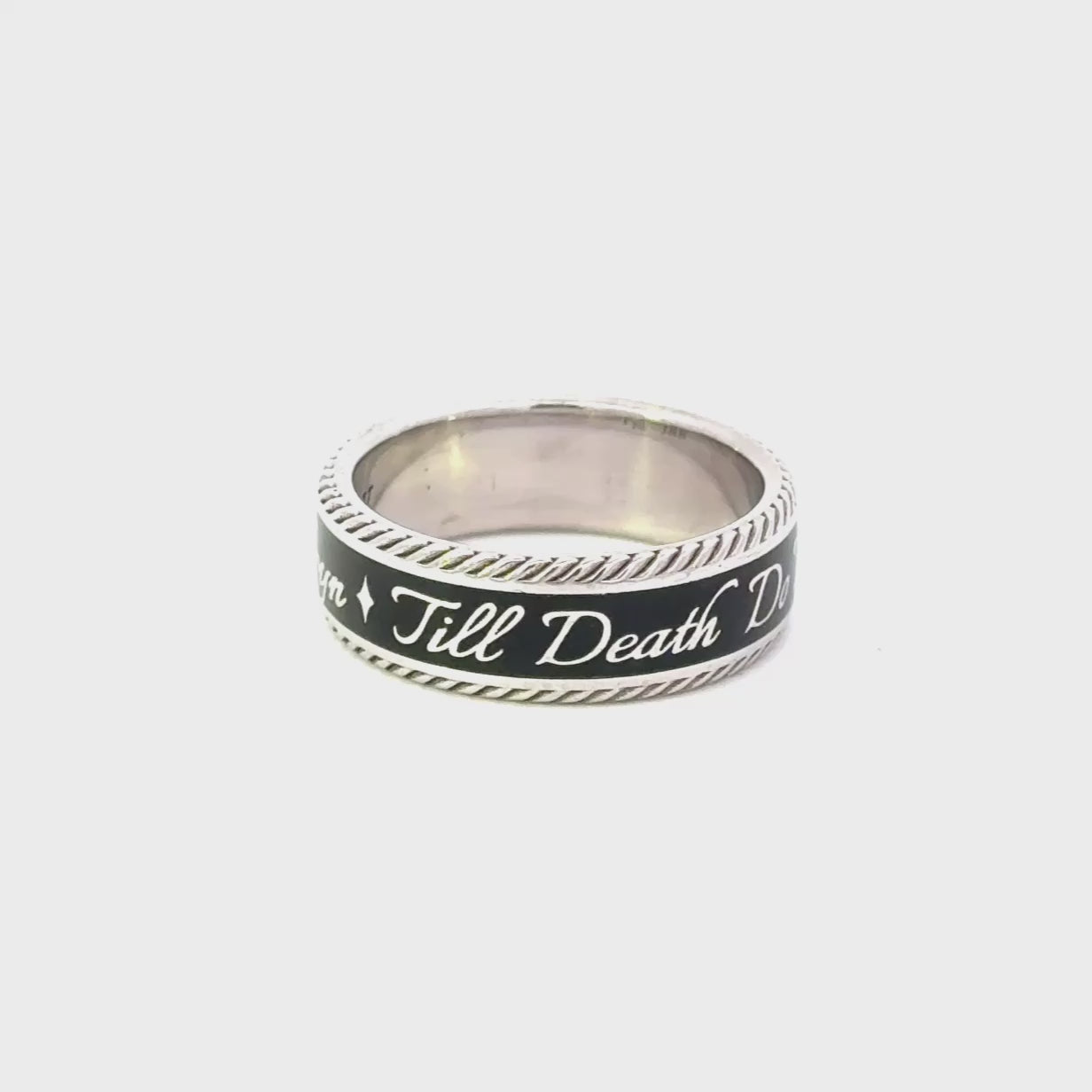 Wide Till Death Do Us Part Ring