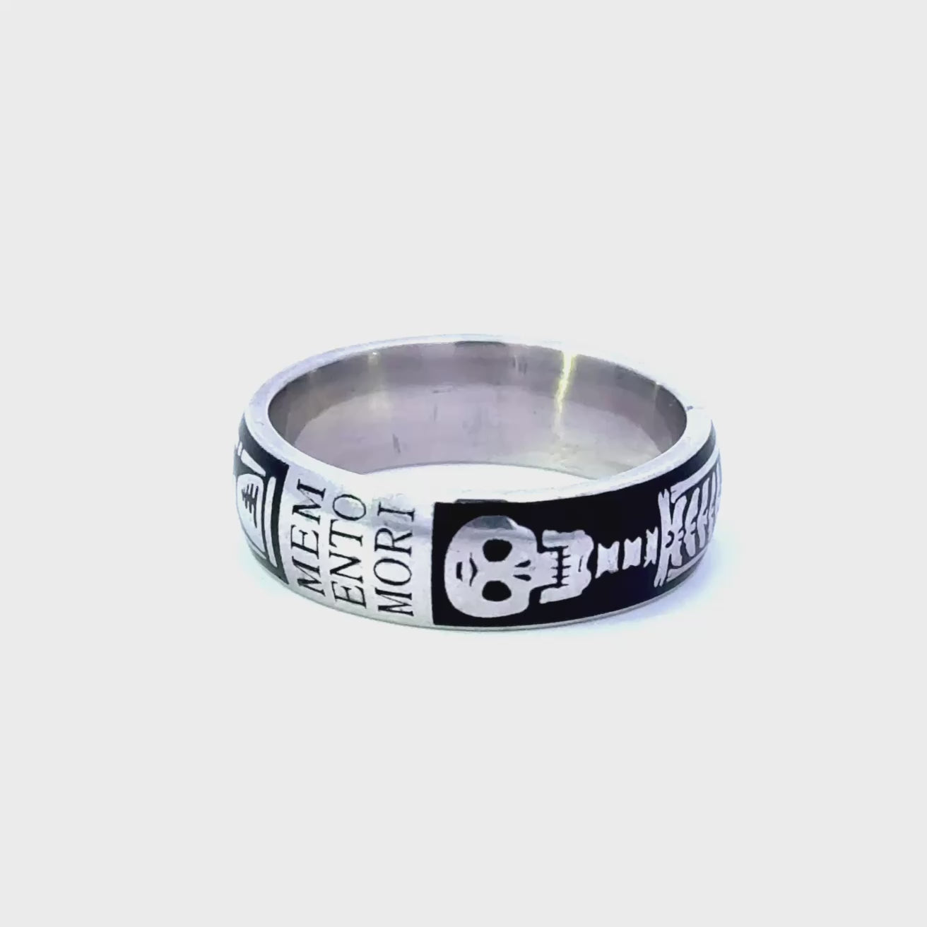 Wide Gold Skeleton Ring