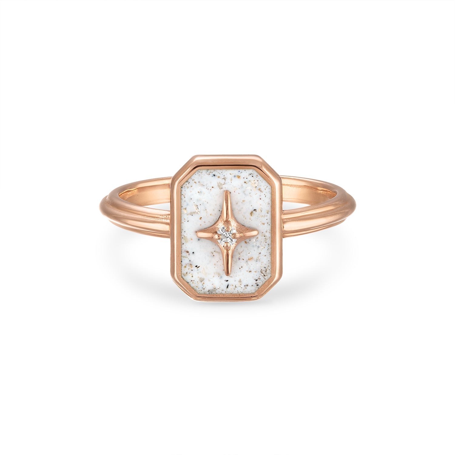 Ring Diamond Star Cremation Ring