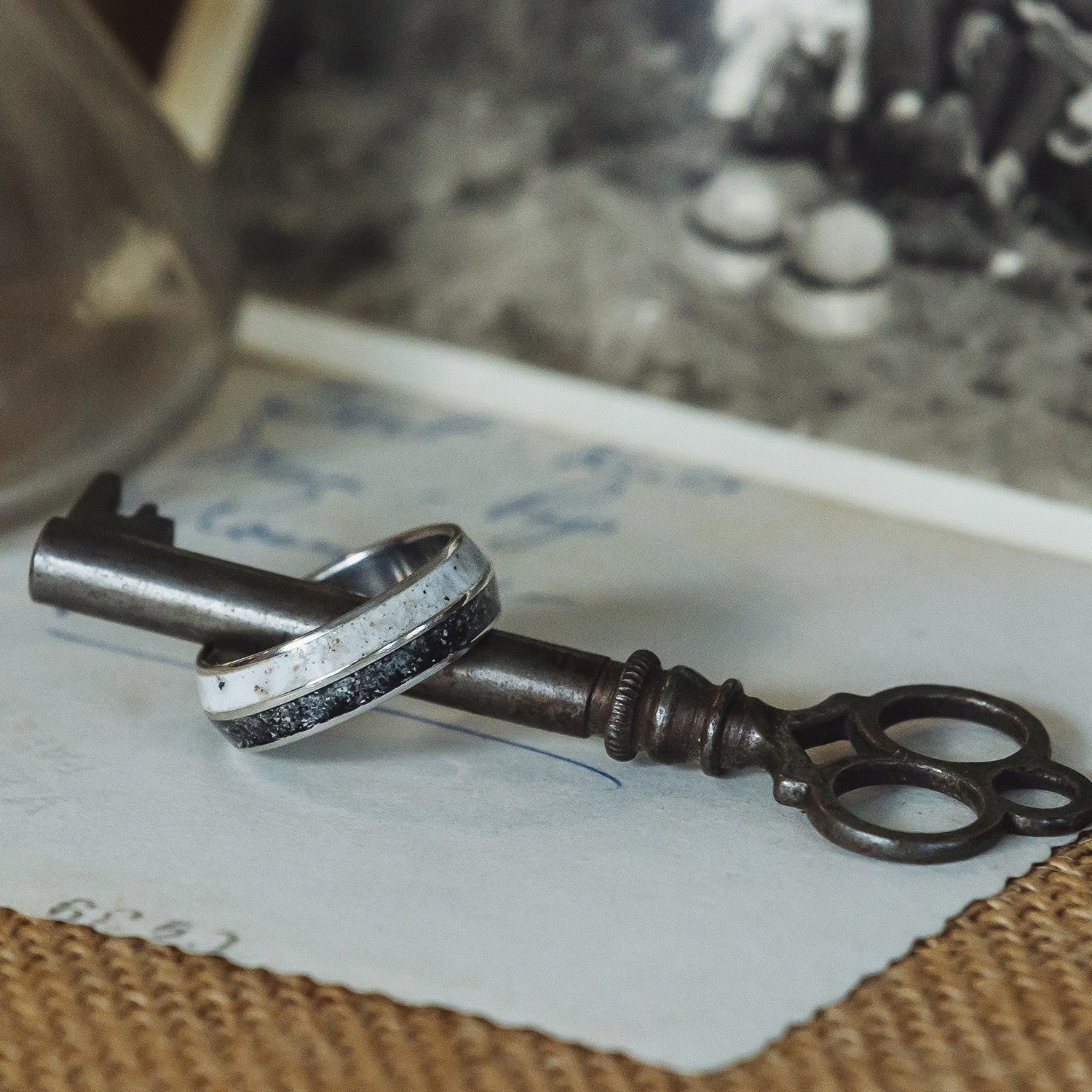 Ring Double Row Cremation Ring