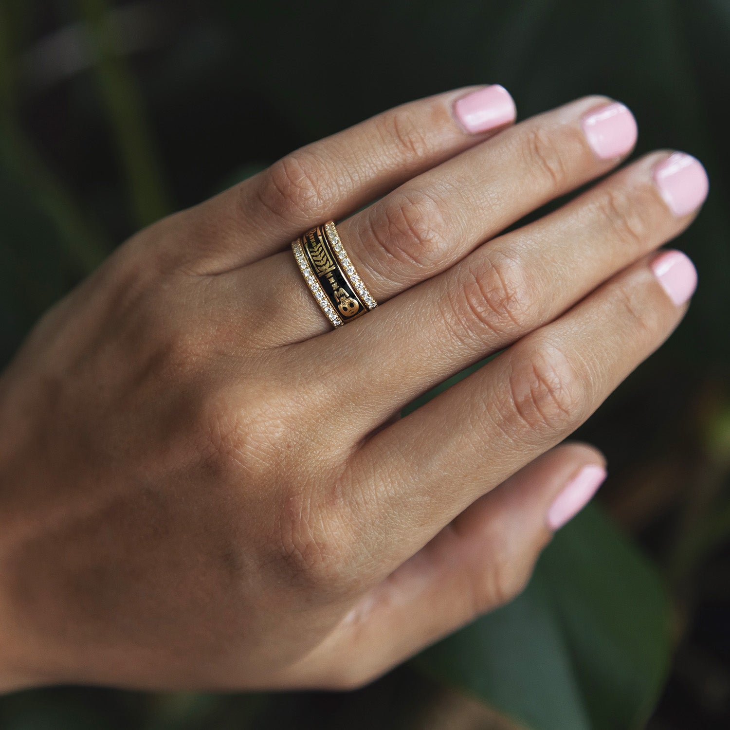 Ring Thin Gold Skeleton Ring
