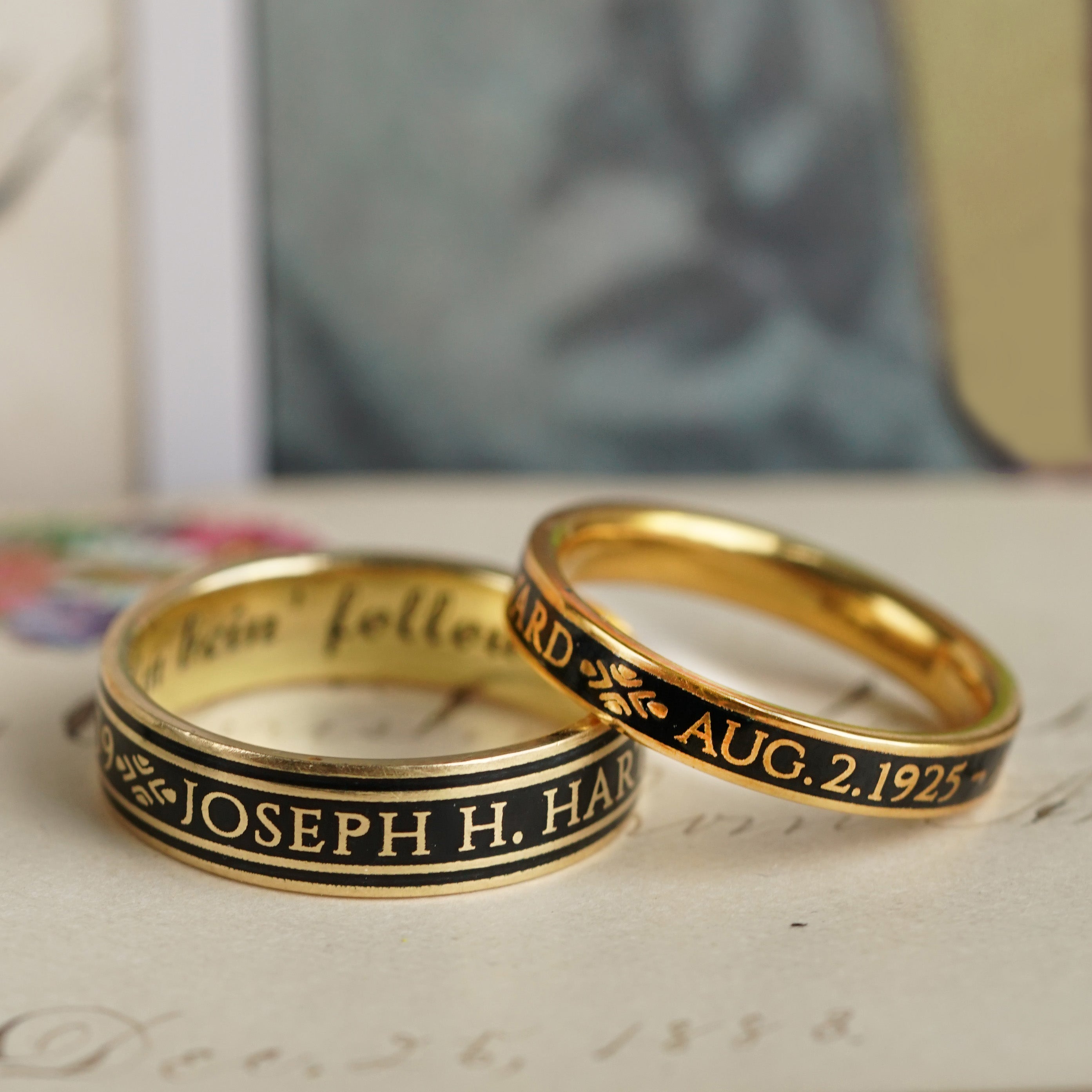 Ring Wide Mourning Ring