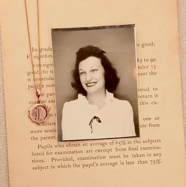 Necklace Rosette Cremation Pendant