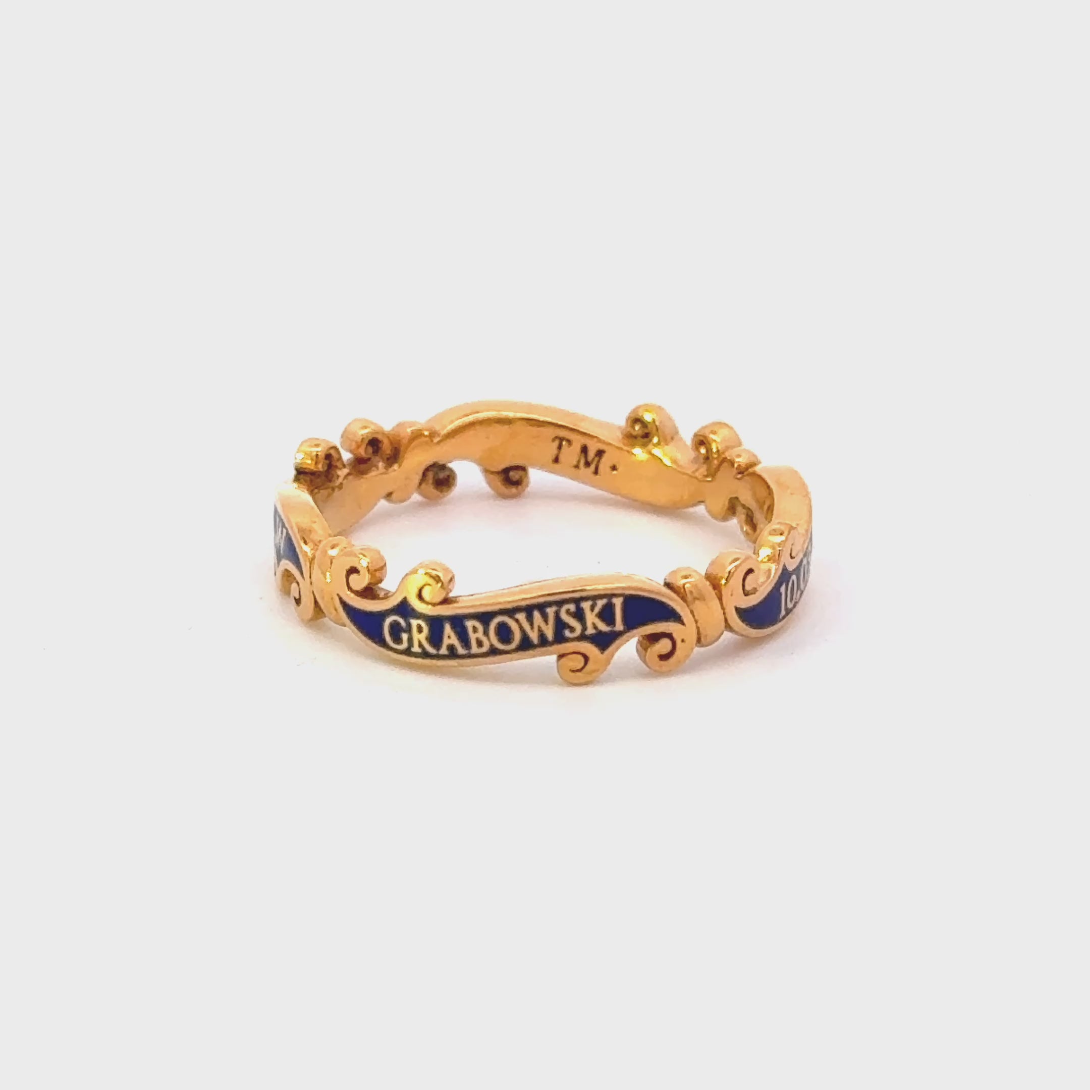 Victorian Ribbon Memorial Ring