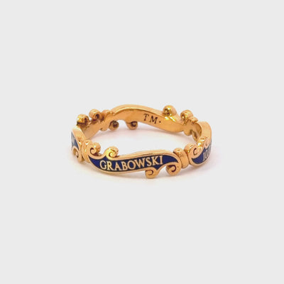 Victorian Ribbon Memorial Ring