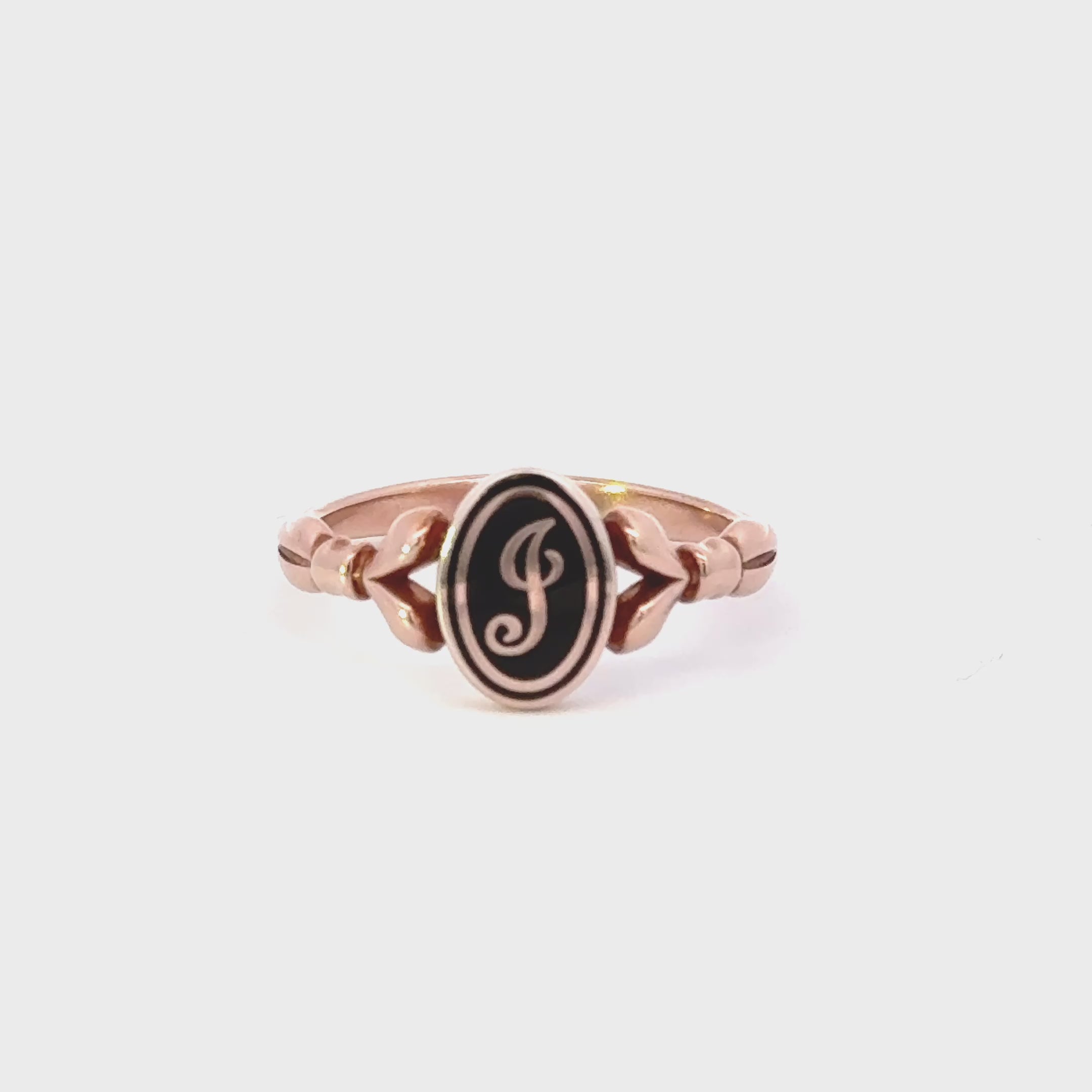 Petite Oval Mourning Ring