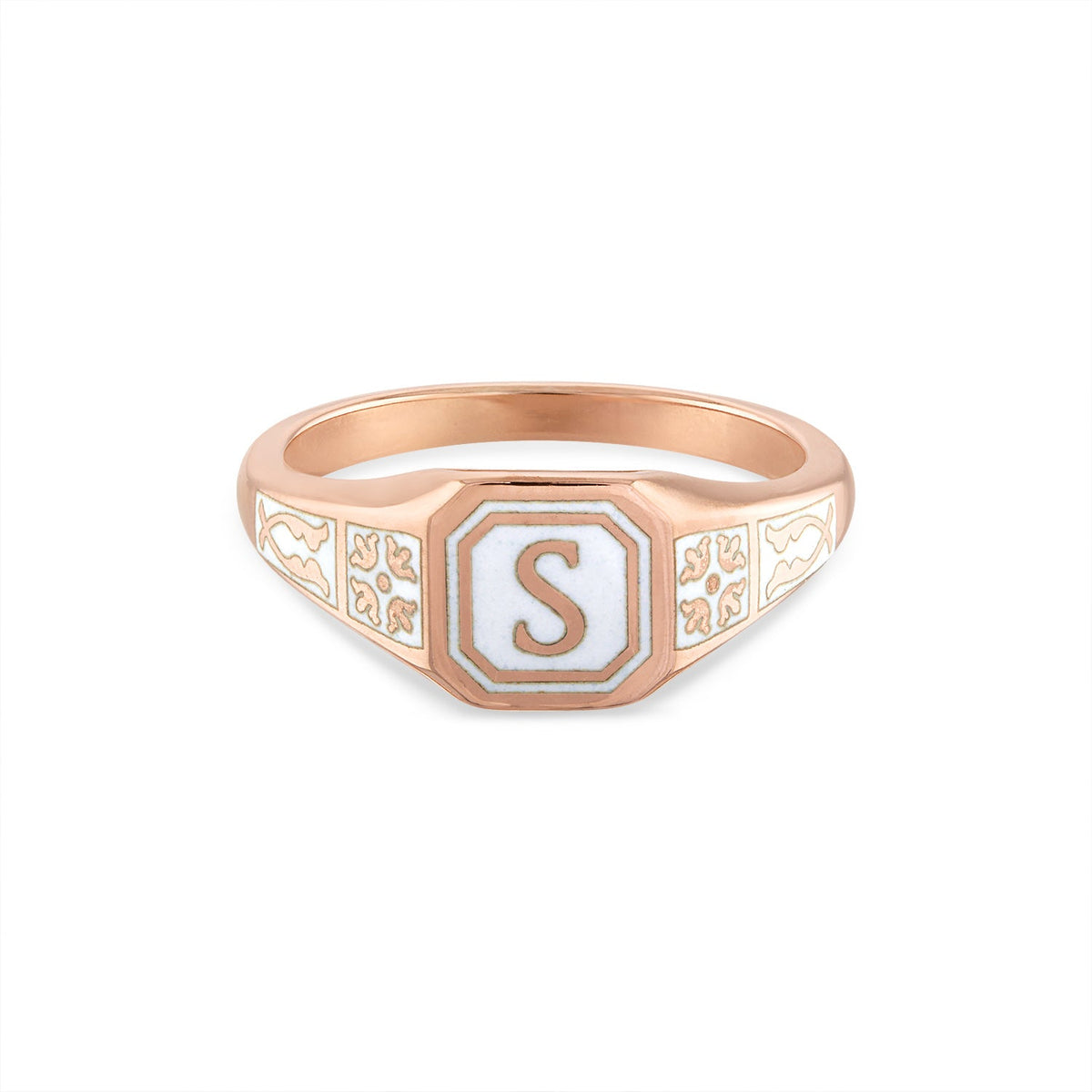 Petite Octagonal Signet Ring - Memorial Jewelry | Tempus Metals