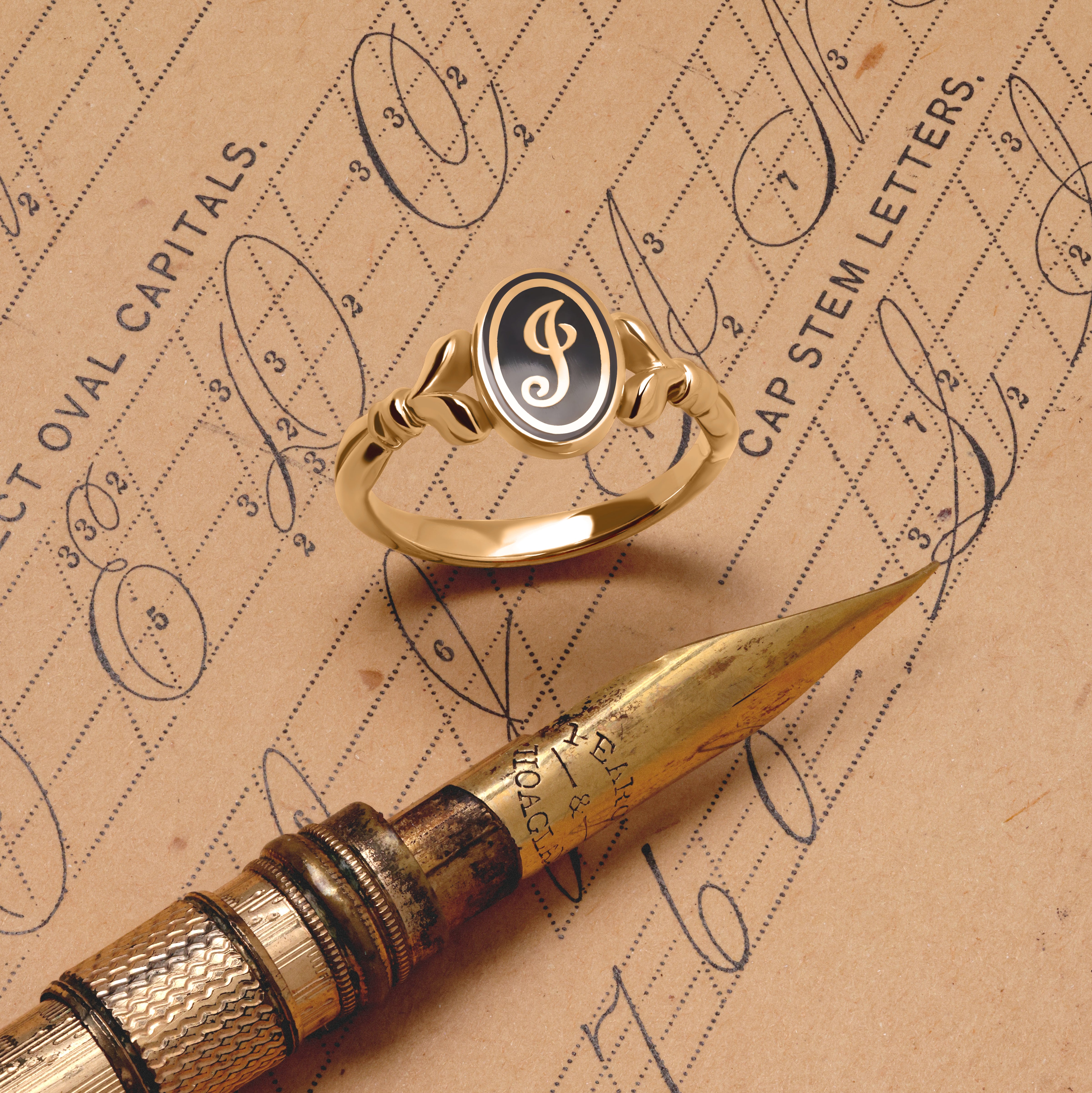Ring Petite Oval Signet Ring