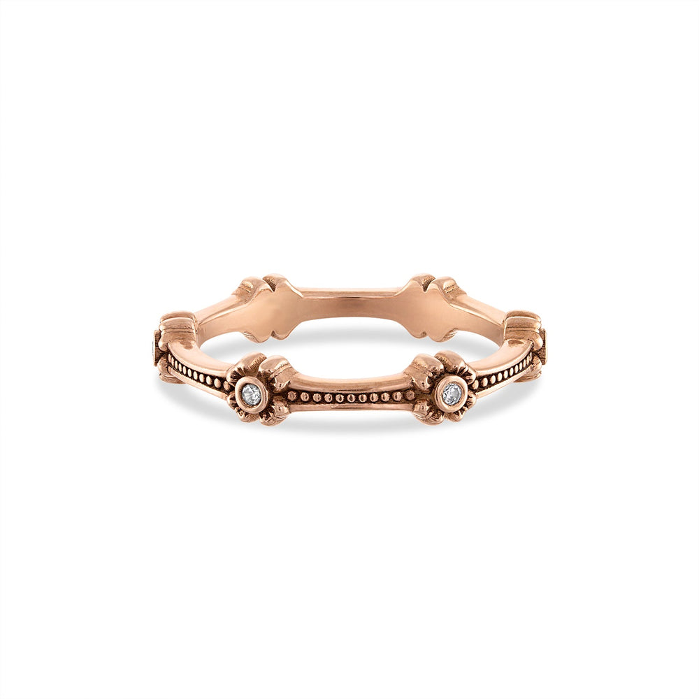 Primrose Diamond Stackable Memorial Ring | Tempus Metals